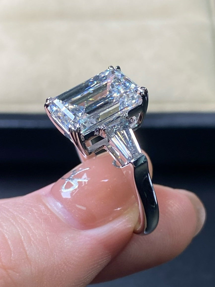 Emerald Three Stone