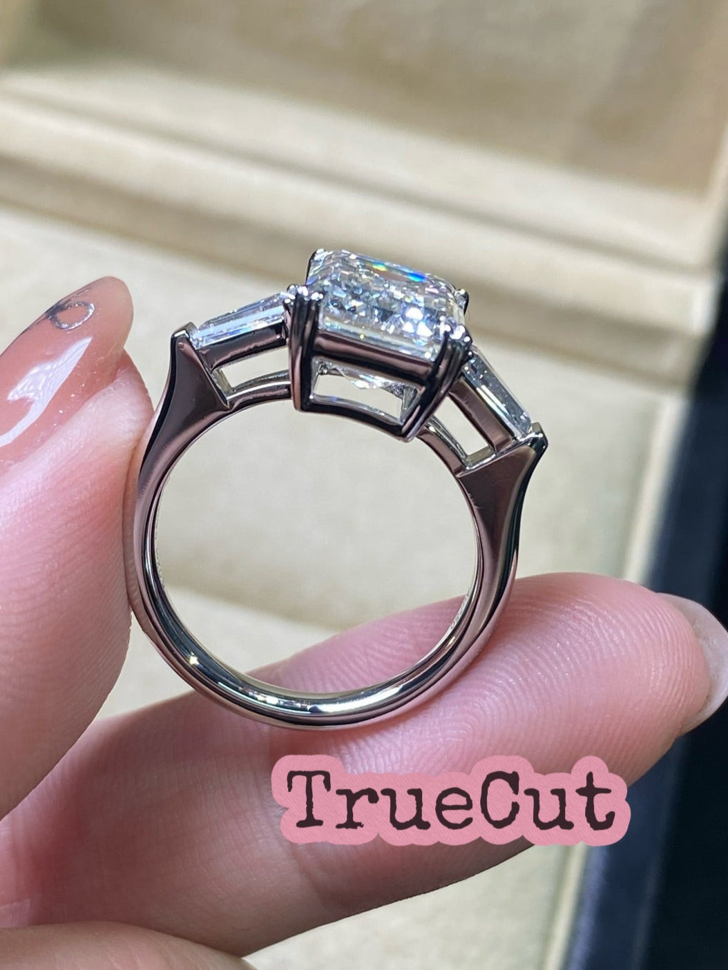 Emerald Three Stone