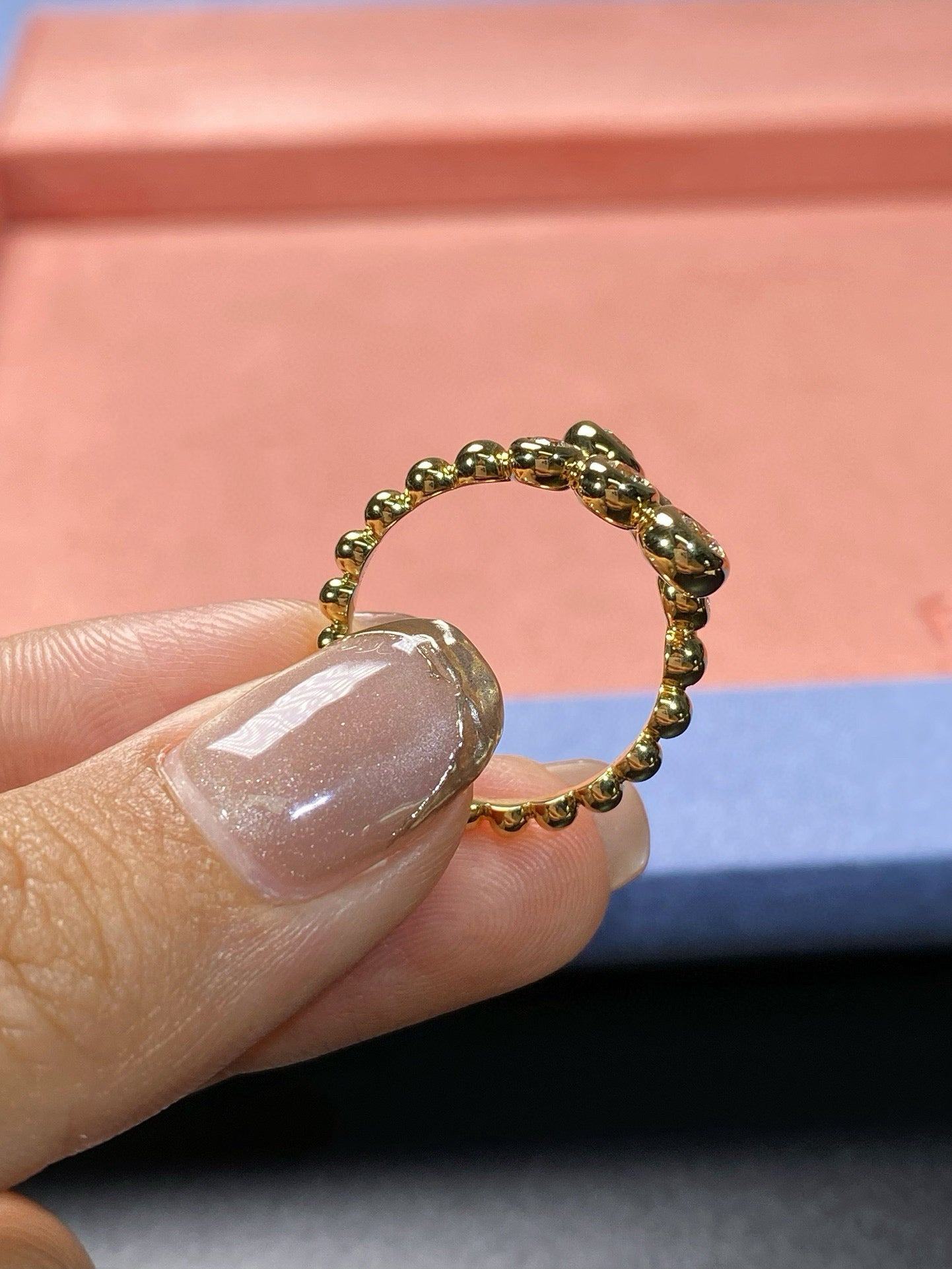 Graduated Bezel Diamond Ring