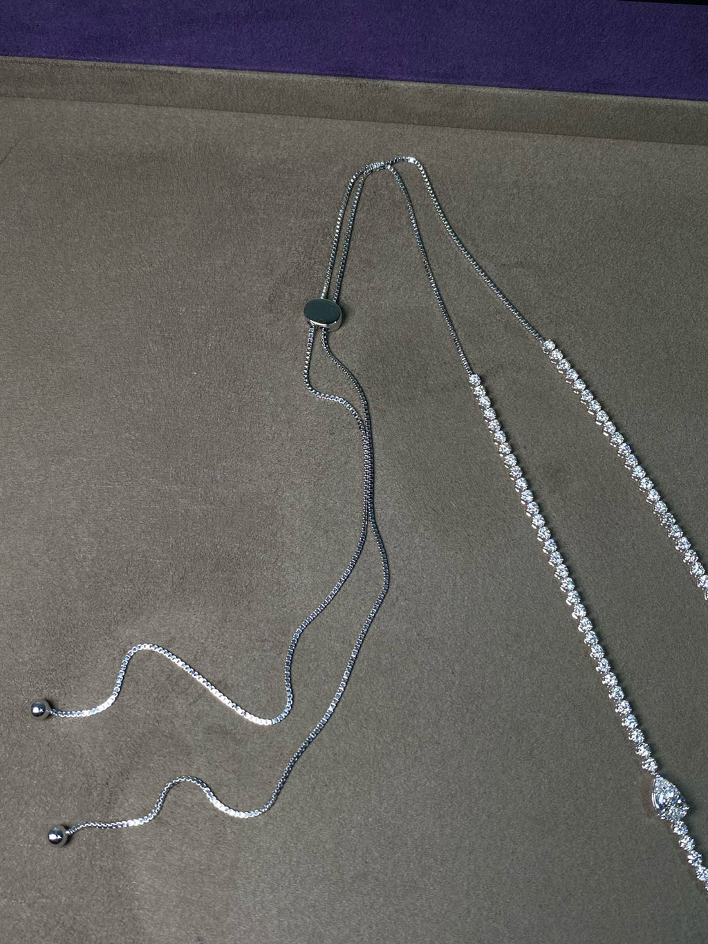 Cascade Y-Shape Diamond Necklace