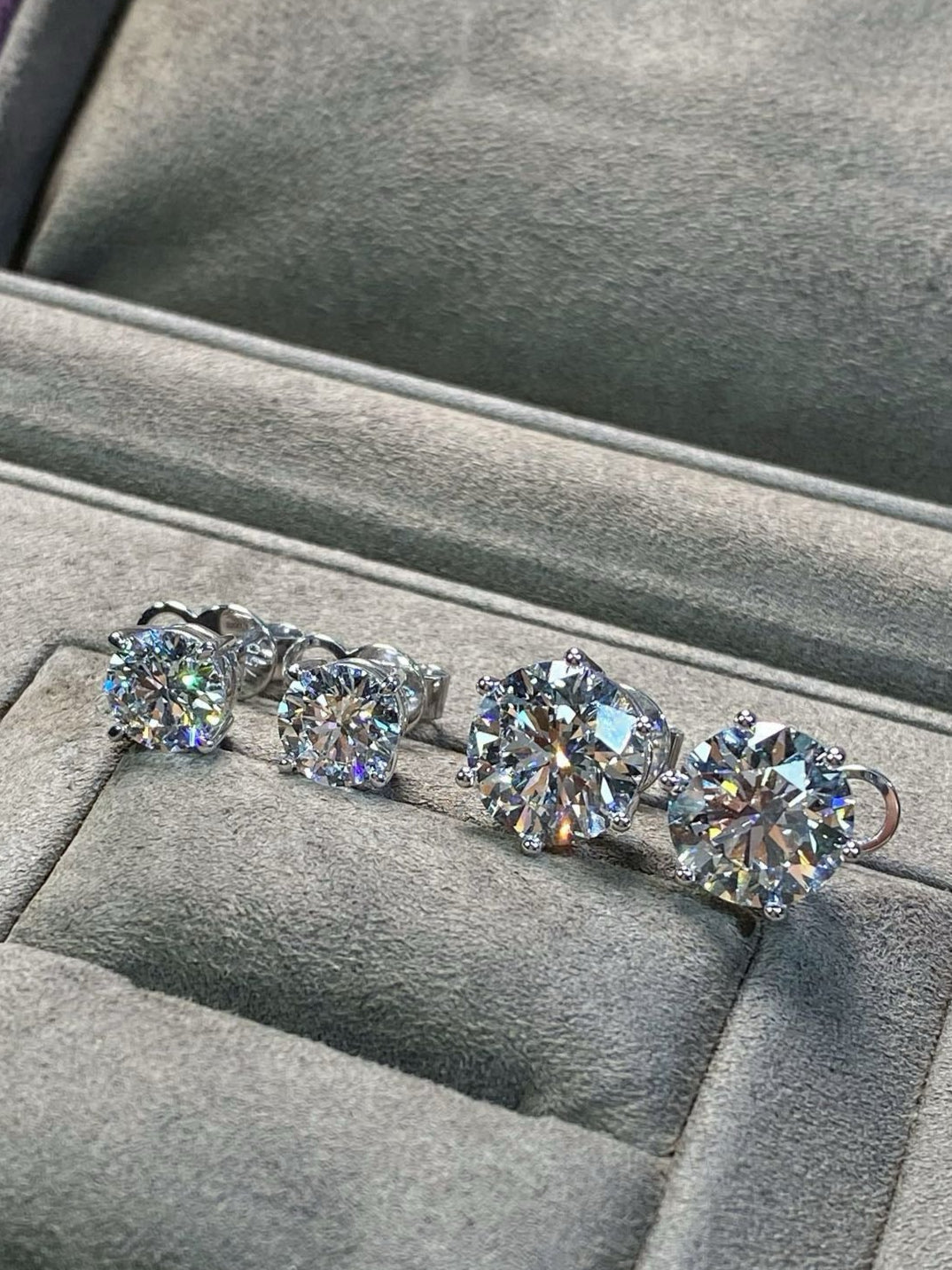 Six-Prong Classic Solitaire Diamond Studs