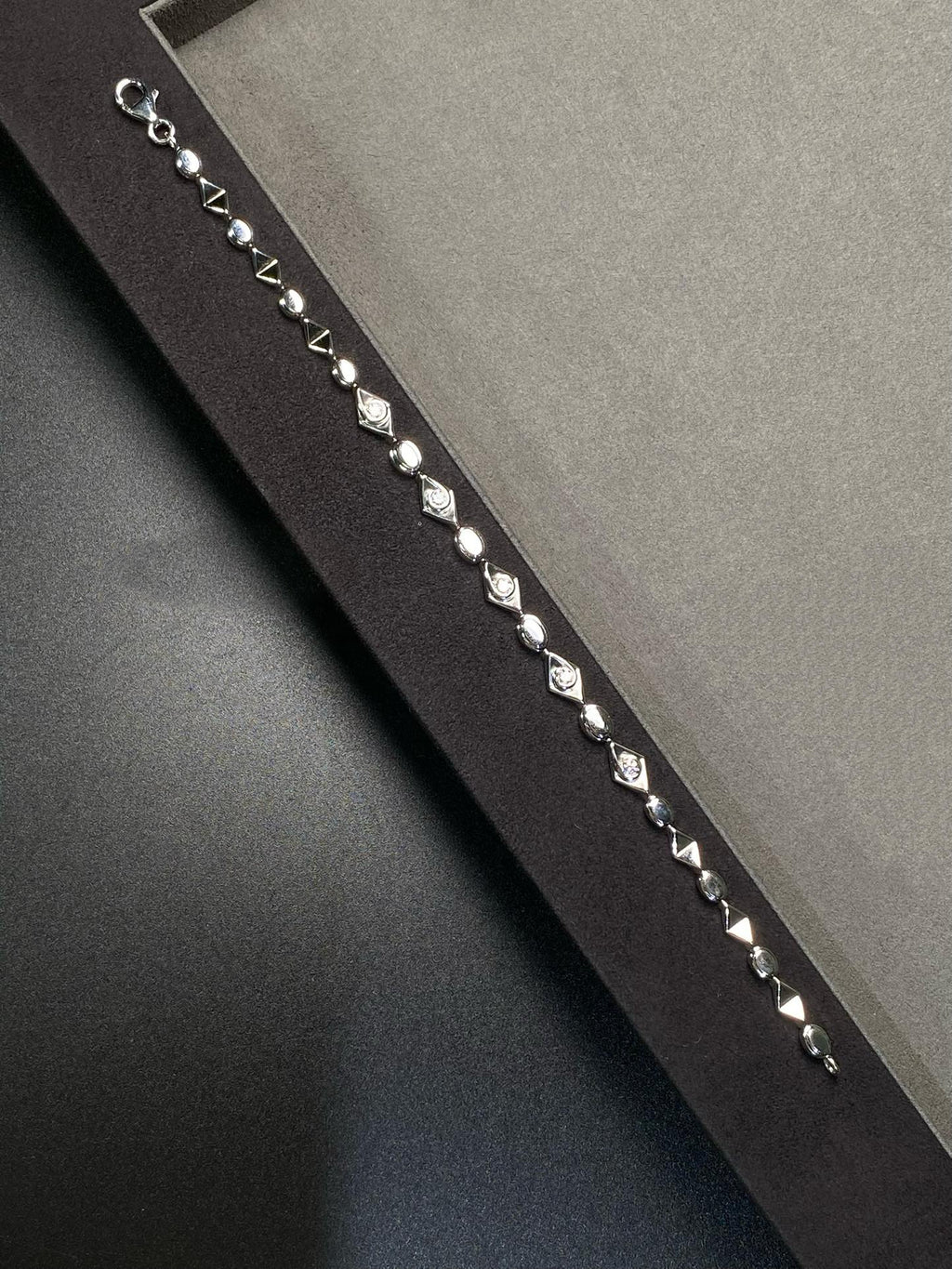 GeoCharm Diamond Bracelet