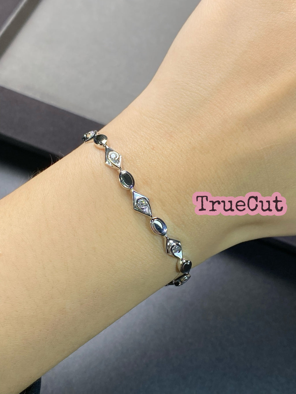 GeoCharm Diamond Bracelet