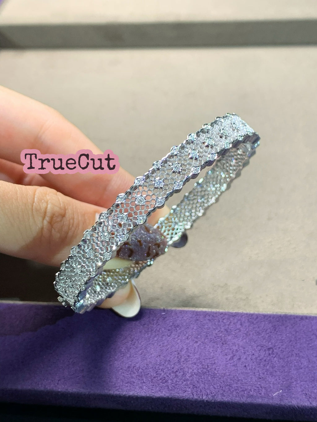 Honeycomb Lace Diamond Bracelet