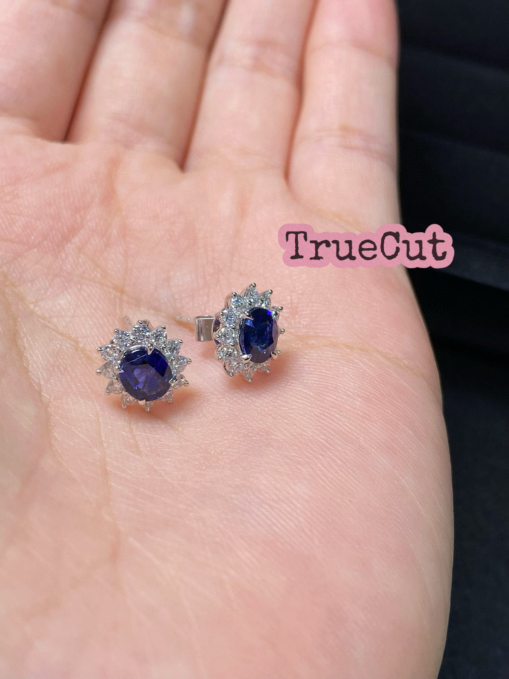 Princess Diana Royal Bloom Sapphire Earrings
