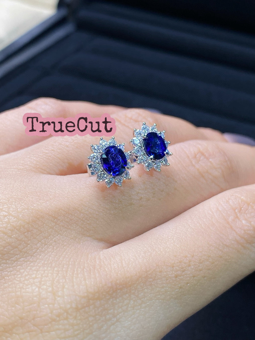 Princess Diana Royal Bloom Sapphire Earrings