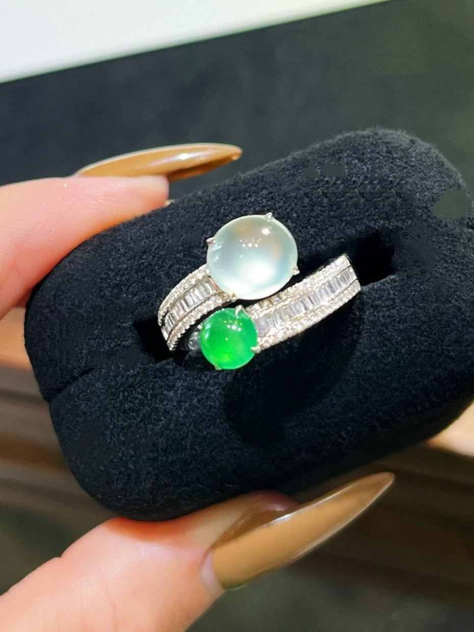 Harmony Jade Duo Ring