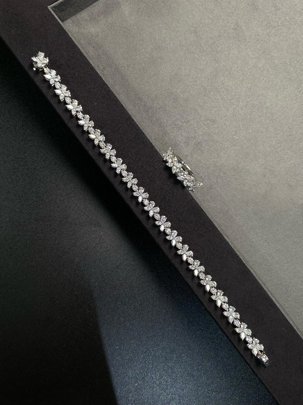 Floral Symphony Diamond Bracelet