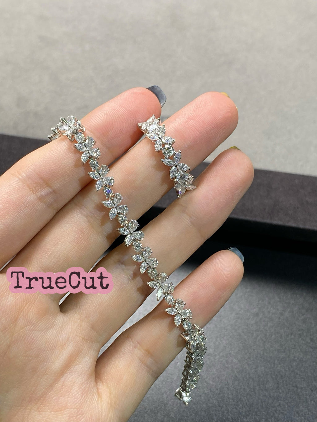 Floral Symphony Diamond Bracelet