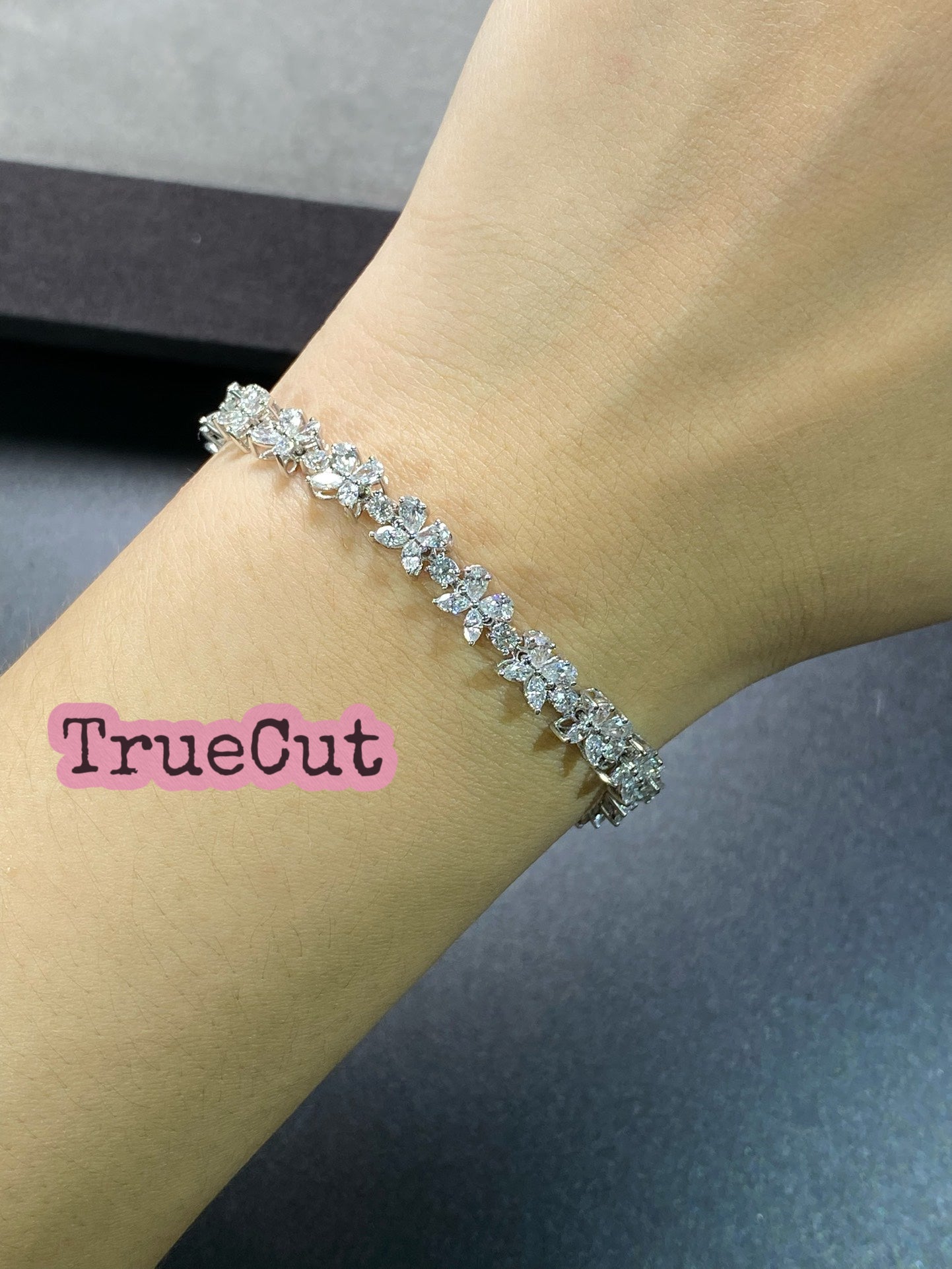 Floral Symphony Diamond Bracelet