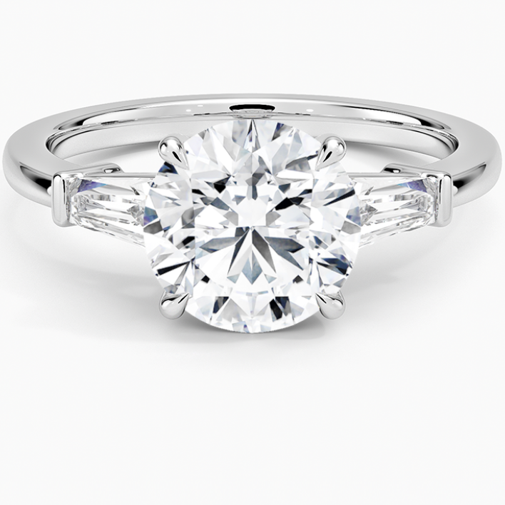 Three Stone (Round) (Setting Only)