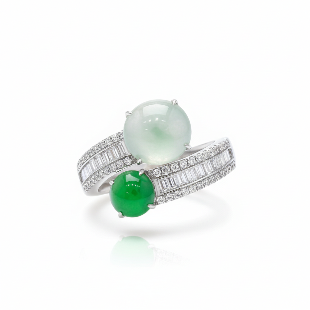 Harmony Jade Duo Ring
