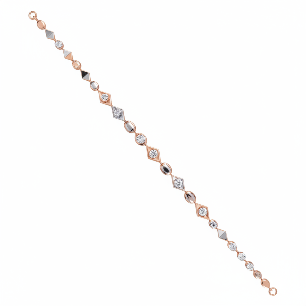 GeoCharm Diamond Bracelet