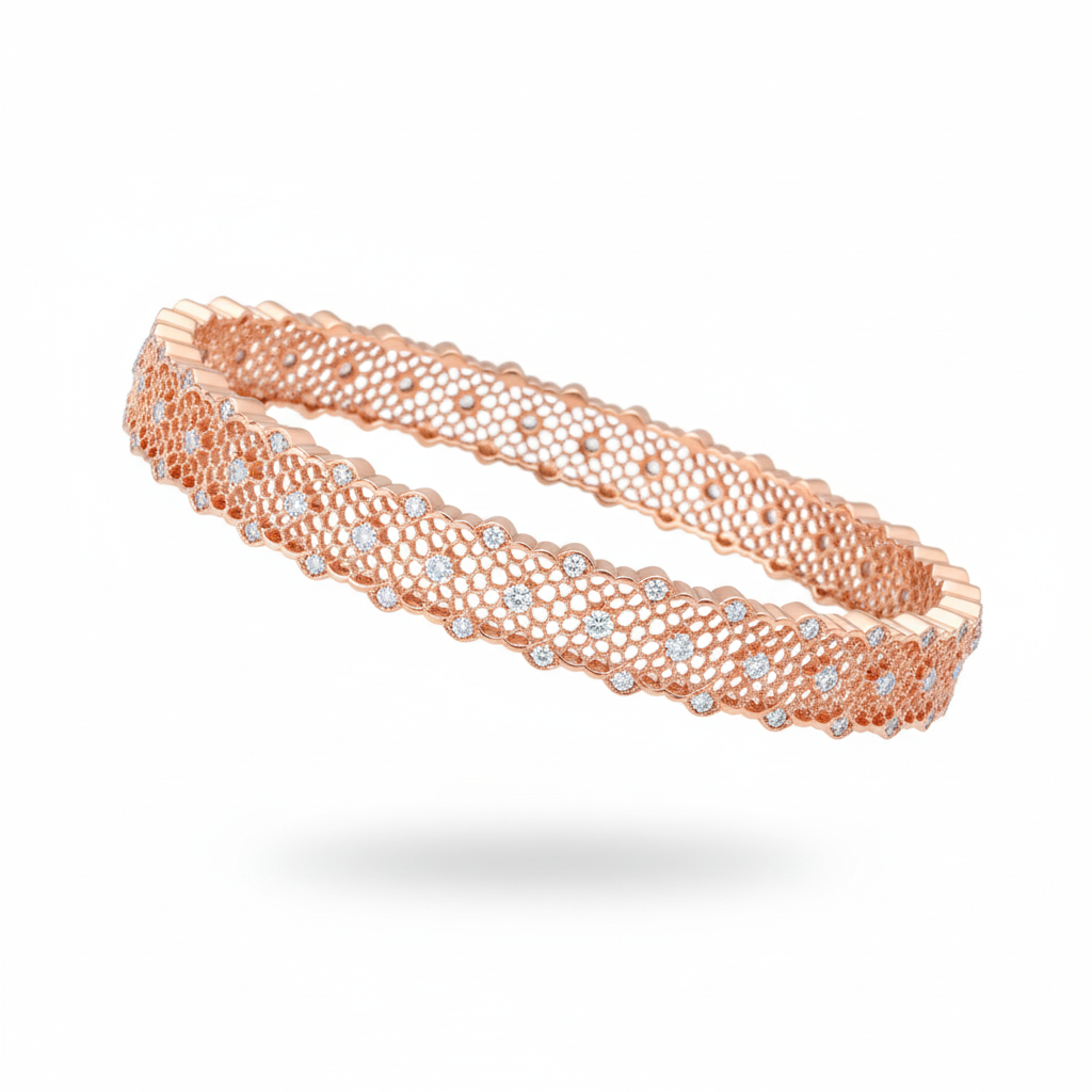 Honeycomb Lace Diamond Bracelet