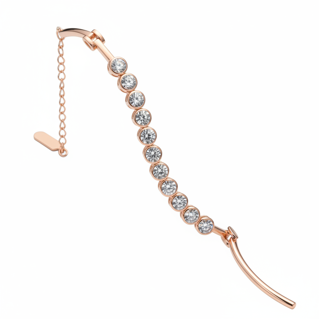 Pure Elegance Bezel Bracelet