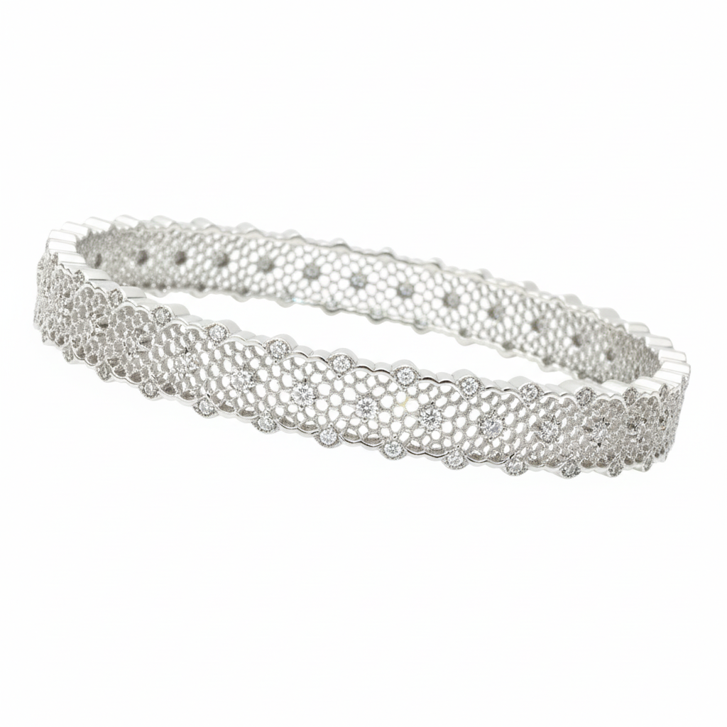 Honeycomb Lace Diamond Bracelet