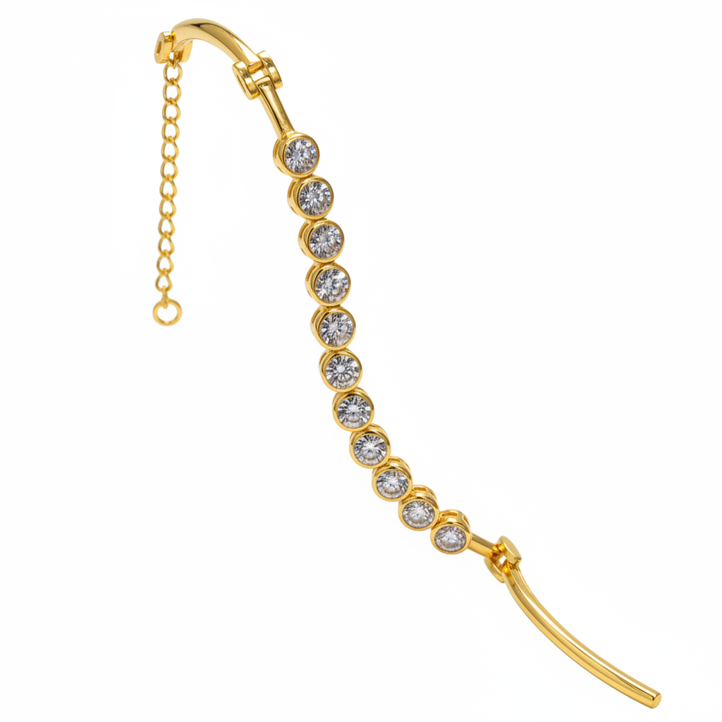 Pure Elegance Bezel Bracelet