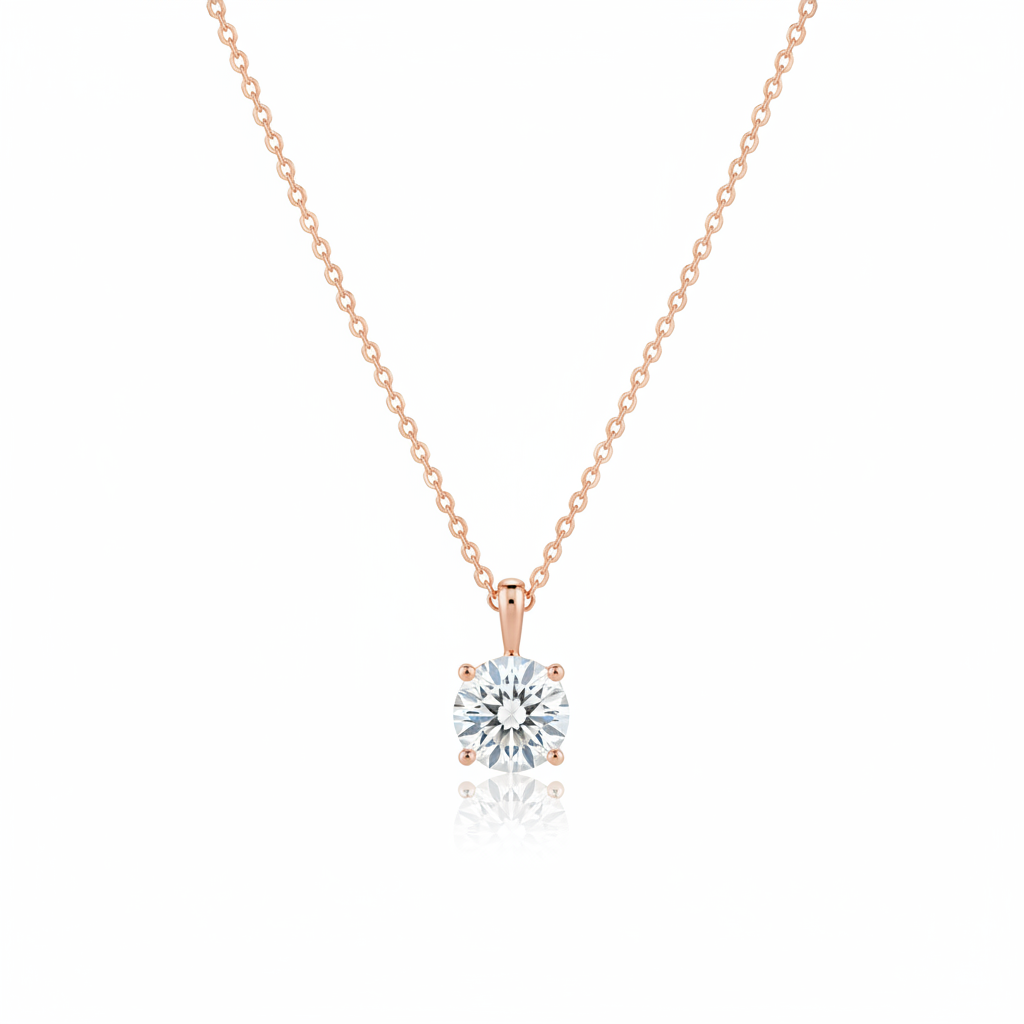 Classic 4-Prong Solitaire Pendant (1.5ct)