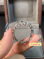 3ct Hollowed-out Bird Nest Diamond Ring