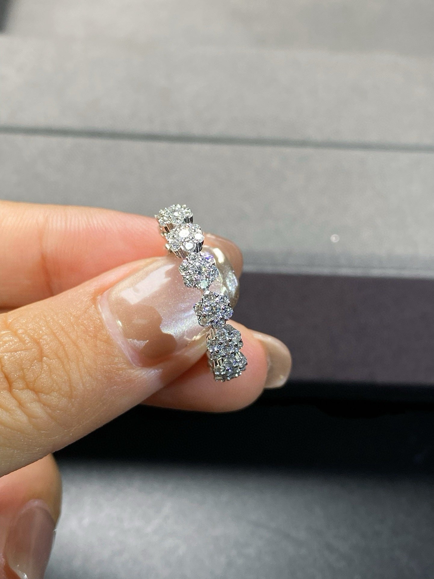 Diamond Flower Ring